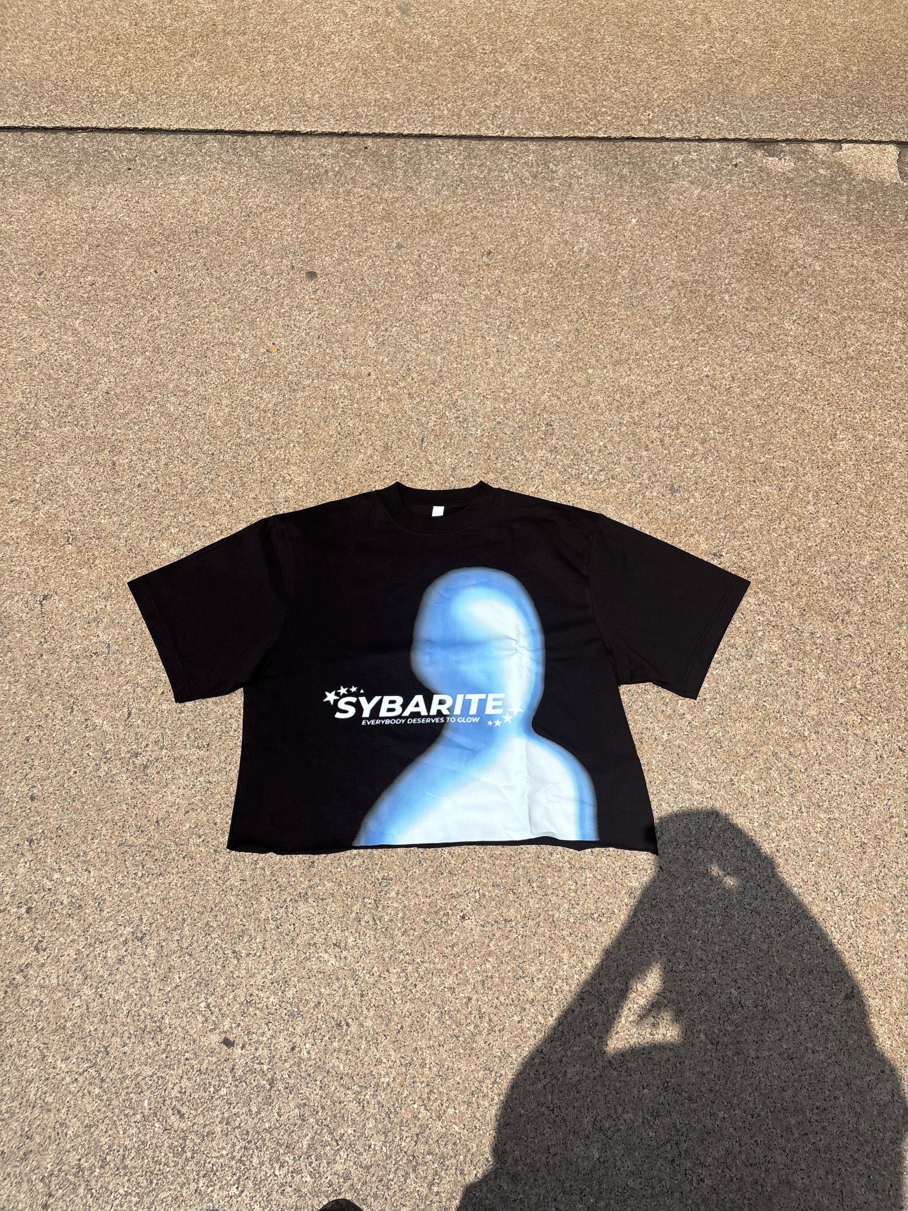 BLUE GLOWING FIGURE SHIRT