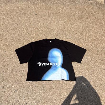BLUE GLOWING FIGURE SHIRT