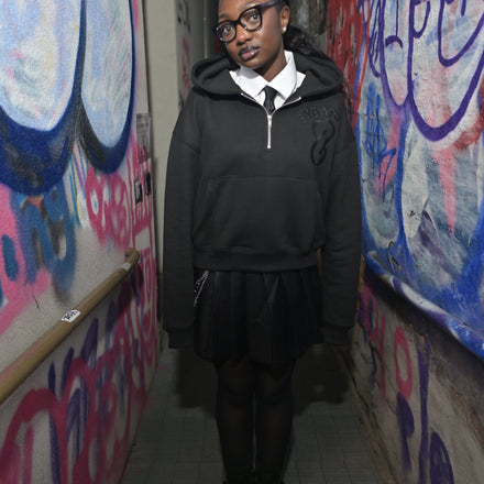 BLACK ON BLACK HOODIE